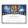 8-1/2 x 11 INCH ATHLETICS CERTIFICATE