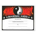 8-1/2 x 11 INCH MARTIAL ARTS CERTIFICATE