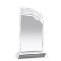 8-1/2 INCH CRYSTAL WAVE TROPHY