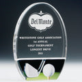 8 INCH ACRYLIC GOLF TROPHY