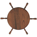 8 INCH CIRCLE GENUINE WALNUT SHIP-WHEEL