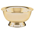 8 INCH  PAUL REVERE CANDY/FRUIT GOLD BOWL, BRIGHT POLISHED