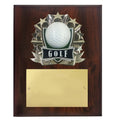 8 X 10 INCH FULL COLOR RAISE MODELED GOLF PLAQUE
