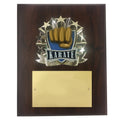 8 X 10 INCH FULL COLOR RAISE MODELED KARATE PLAQUE