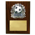 8 X 10 INCH FULL COLOR RAISE MODELED SOCCER PLAQUE