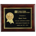 8 X 10 INCH WALNUT FINISH PLAQUE TAKES INSERT