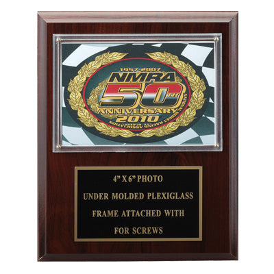 8 X 10 INCH PHOTO PLAQUE HOLDS 4X6 PHOTO