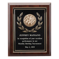 8 X 10 INCH PLAQUE WITH BLACK PLATE TAKES INSERT