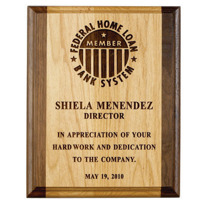 8 x 10 Inch Red Adler Plaque