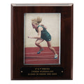 8 X 10 WALNUT PHOTO PLAQUE HOLDS 5 X 7 PHOTO
