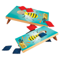 Full Color Wooden Mini Bag Toss Game with 8 Bags