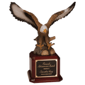 Hand Painted Eagle on a Finish Base