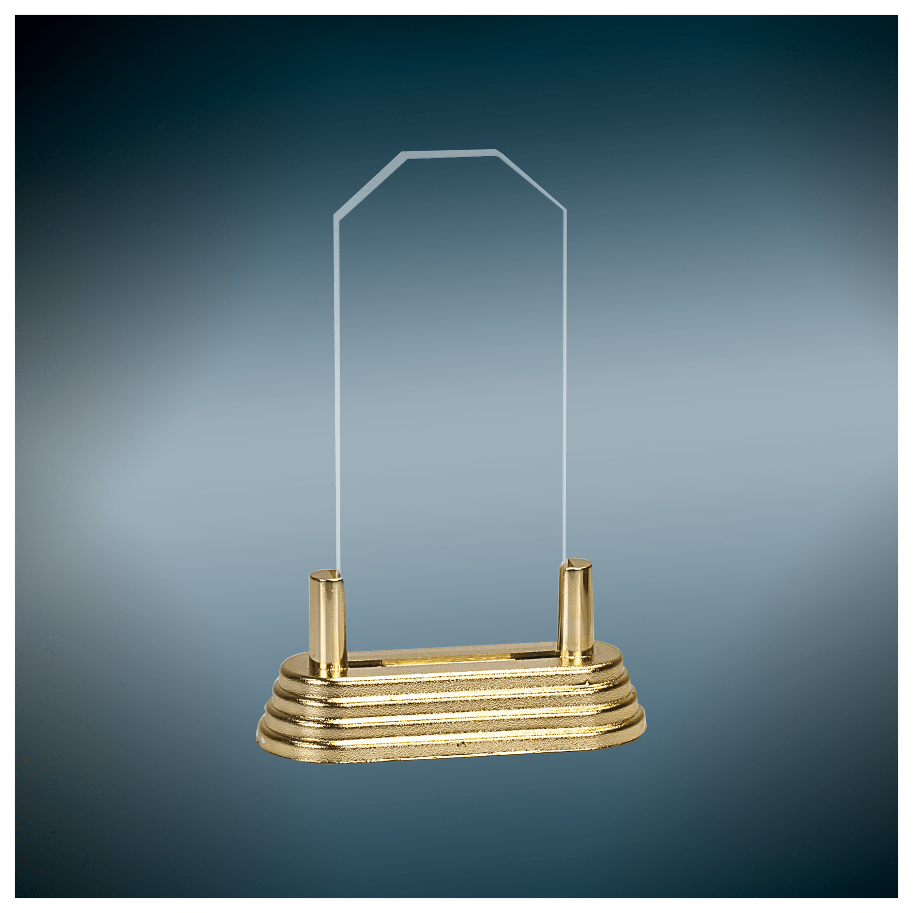 6" Peak Pop-In Acrylic with Black Pedestal Base