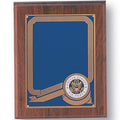 8X10 WALNUT FINISH PLAQUE, BLACK