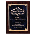 8 X 10 WALNUT FRAME PLAQUE