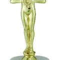 9-1/2 INCH ACHIEVEMENT GOLD TROPHY, TAKES FIGURE