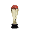 9 INCH PLASTIC SCULTURED BASKETBALL TROPHY