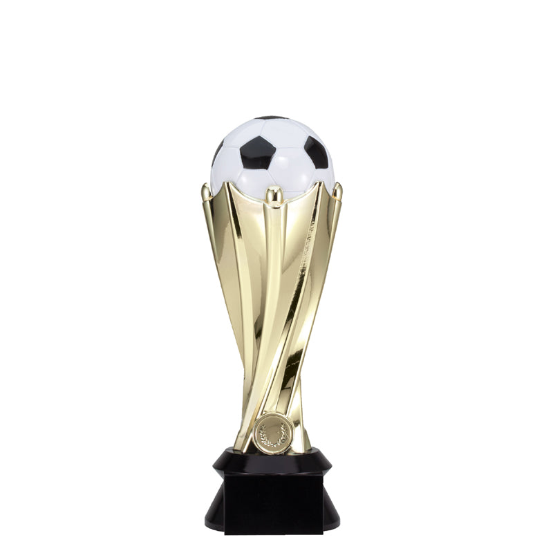 9 INCH PLASTIC WORLD CUP SOCCER TROPHY