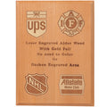 9 X 12 ALDER WOOD PLAQUE