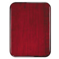 9 X 12 ROSEWOOD PIANO FINISH PLAQUE, ROUNDED CORNERS