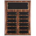 9 X 12 WALNUT FINISH PERPETUAL PLAQUE