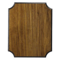 9 X 12 WALNUT VENEER PLAQUE, BLACK BEVEL