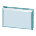 2 1/2" x 4" Jade Rectangular Acrylic Paperweight