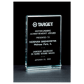 5" x 7 1/2" Classic Series Jade Acrylic Free Standing Award