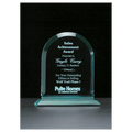 6 1/2" x 7 3/4" Arch Series Jade Acrylic Award