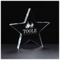 5" x 4 3/4" Star Acrylic Paperweight