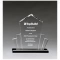 10" x 10 3/4" Large Tower Spotlight Clear Acrylic with Black Acrylic Base.