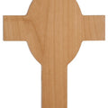 8" x 13 5/8" Red Alder Cross