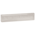 Clear 10" x 2" Acrylic Desk Wedge