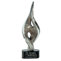 15" Spire Twist Art Glass