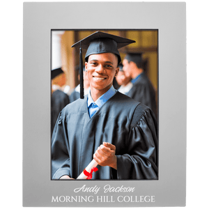 Gray 5" x 7" Aluminum Photo Frame