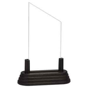 Clear Large Peak Acrylic with Base
