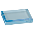 Blue 4" x 2 1/2" Acrylic Paperweight