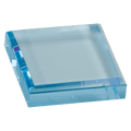Blue 3" x 3" Acrylic Paperweight