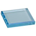 Blue 4 1/2" x 3 1/2" Acrylic Paperweight