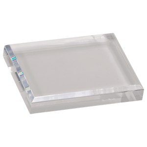 Clear 4 1/2" x 3 1/2" Acrylic Paperweight