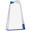 Blue 9" Facet Wedge Acrylic