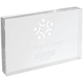 5" X 7" Clear Rectangle Square Cut Acrylic