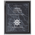 Black 8" x 10" Marble Border -Plaq Acrylic