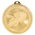 Bright Gold 2" Baseball/Softball Laserable BriteLazer Medal