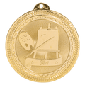 Bright Gold 2" Art Laserable BriteLazer Medal