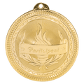 Bright Gold 2" Participant Laserable BriteLazer Medal