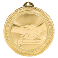 Bright Gold 2" Sportsmanship Laserable BriteLazer Medal