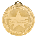 Bright 2" Star Performer Laserable BriteLazer Medal