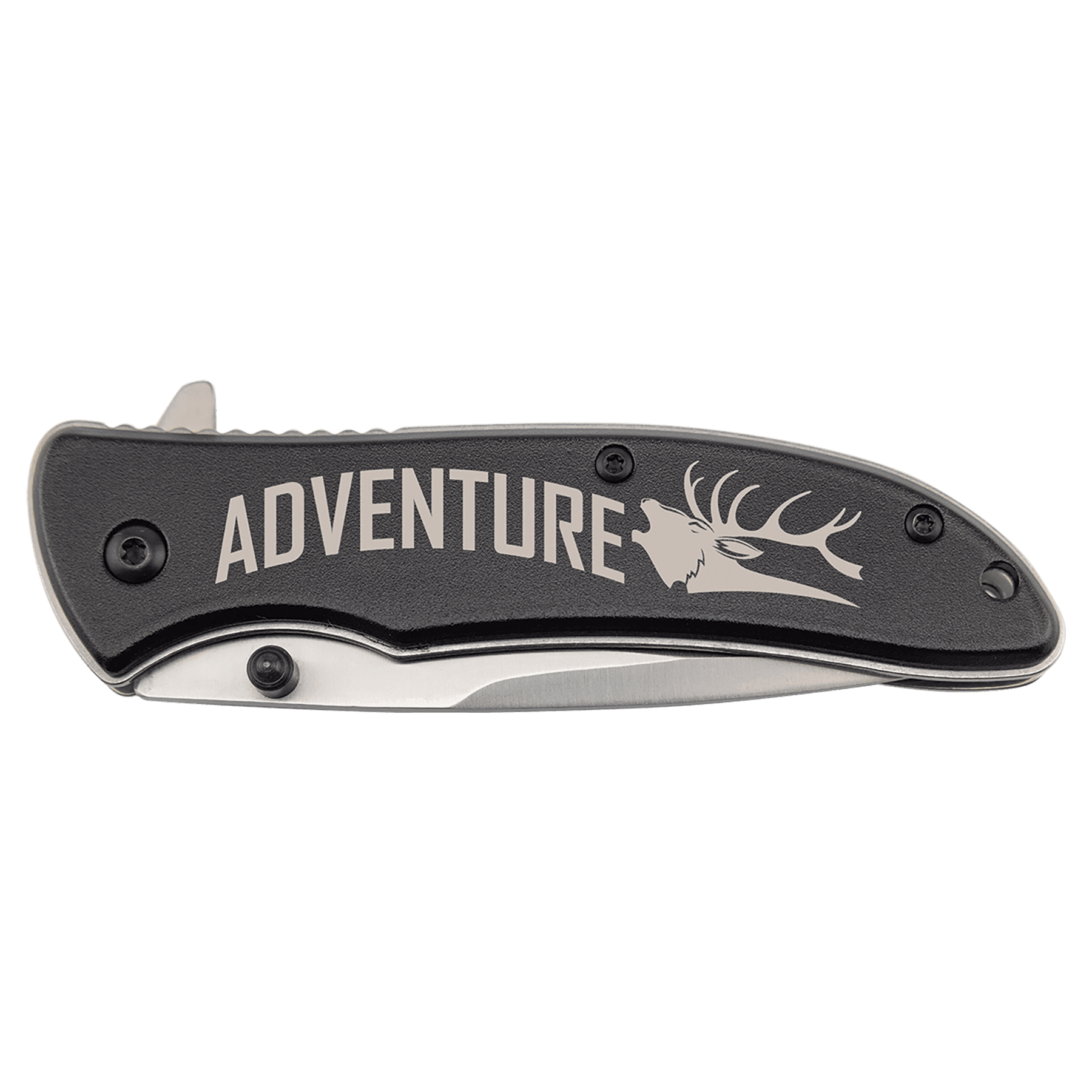 Bison River 4 1/4" Black Every Day Carry Knife