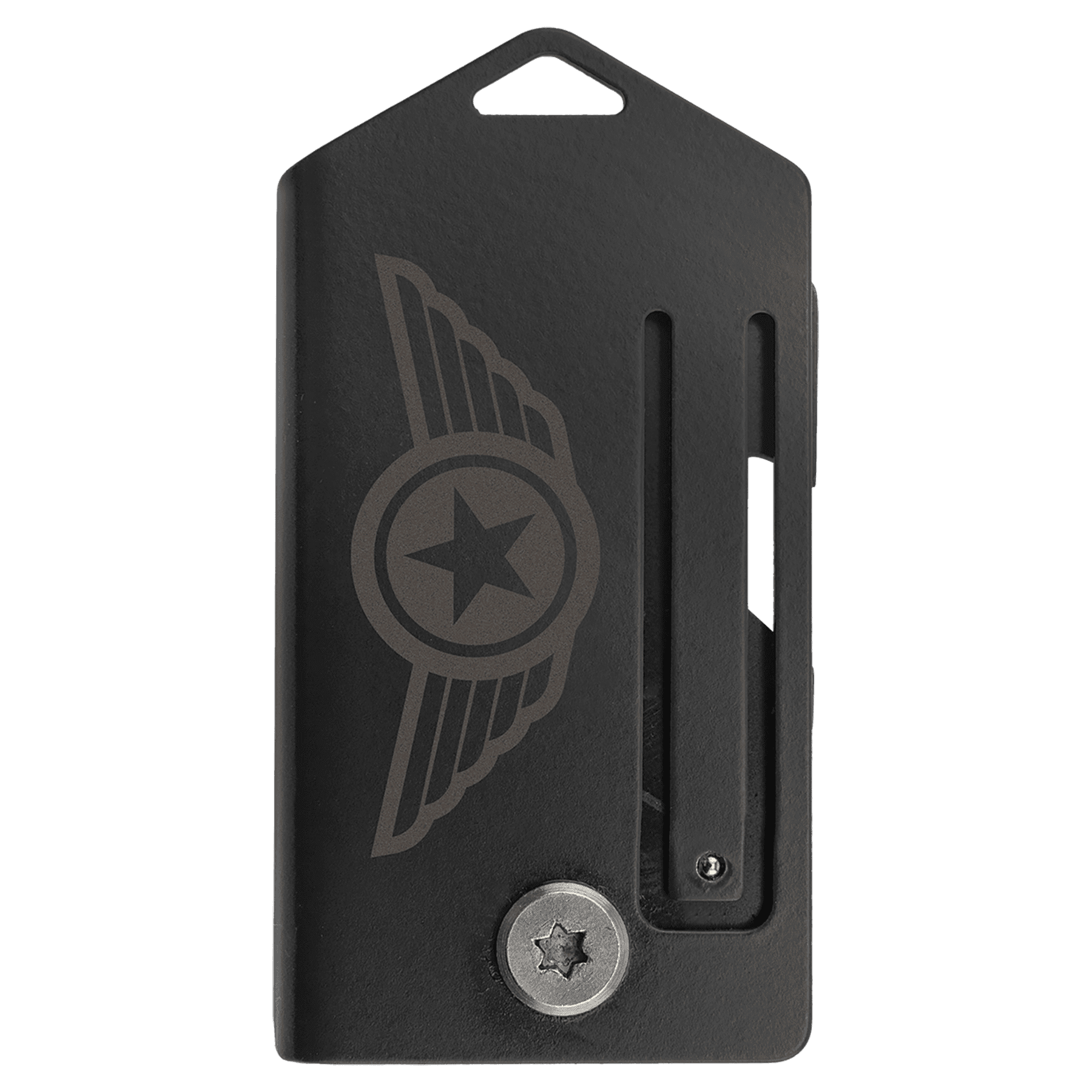 Bison River 2" Black Every Day Carry Knife